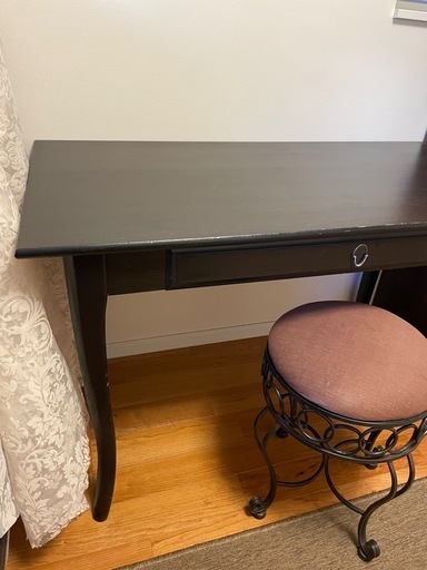 IKEAレア廃盤品LEKSVIKデスク アンティーク風 木製 ゔぃんヴィンテージ