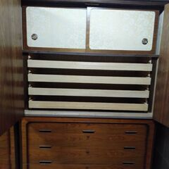 府中家具　和箪笥　和ダンス　昭和レトロ　アンティークの画像