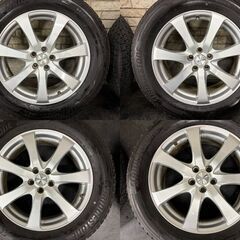202511022【札幌】225/60R17　スタッドレス　冬タイヤ　BS　社外17インチアルミ　アウトバックなどの画像