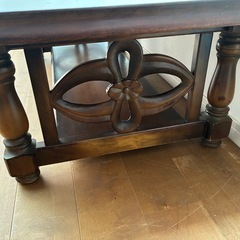 アンティーク 飛騨産業　ローテーブルの画像