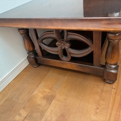 アンティーク 飛騨産業　ローテーブルの画像