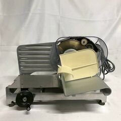 【北見市発】ハクラ精機 アルファ70 一枚切スライサー A-70 シルバー 業務用 卓上 (D6655kxwYM)の画像