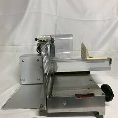 【北見市発】ハクラ精機 アルファ70 一枚切スライサー A-70 シルバー 業務用 卓上 (D6655kxwYM)の画像