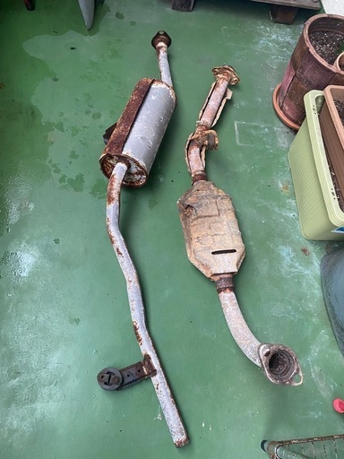 ジムニーJA11 触媒　マフラー