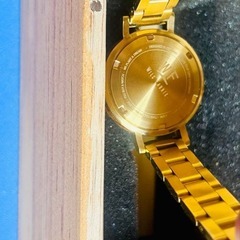 【未使用】Wils Fabrik 腕時計（ゴールドストラップ）の画像