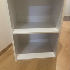 予約済み　2段カラーボックスの画像