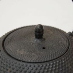 照光堂? 鉄瓶 アラレ 幅13×奥11×高12cm 茶こし付き 急須 ミネラル 茶道具 札幌市 清田区 平岡の画像