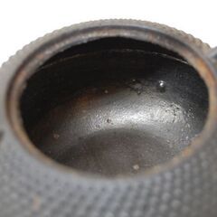 照光堂? 鉄瓶 アラレ 幅13×奥11×高12cm 茶こし付き 急須 ミネラル 茶道具 札幌市 清田区 平岡の画像