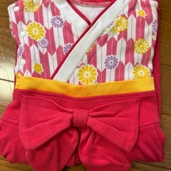 袴ロンパース80cmの画像