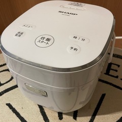 3合炊き　SHARP マイコンジャー炊飯器 KS-CF05C-W の画像