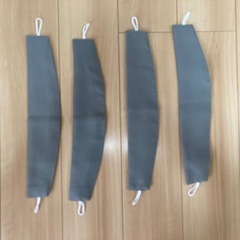 カーテン 1級遮光 グレー 8枚セット の画像