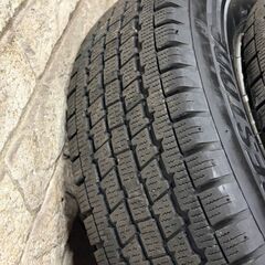 202511024【札幌】145R12LT　スタッドレス　冬タイヤ　BS　てっちん　ハイゼットトラックなどの画像