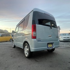 🉐【支払い総額30万円】車検令和8年10月21日　H21年 10月  スズキ　エブリィワゴン　JPターボ4WD ハイルーフ　キーレス　記録簿　シートヒーター調子良好！の画像