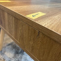 【引き出し付きテーブル】【ニトリ】クリーニング済み【管理番号10211】町の画像