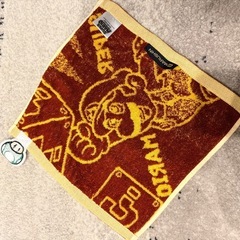 スーパーマリオ タオル イエロー ブラウンの画像