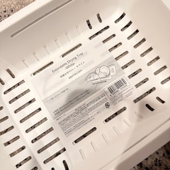 新品　伸縮水切りトレー（ホワイト） の画像