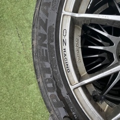 245/40/18 タイヤホイールセット　PCD100 5Hの画像