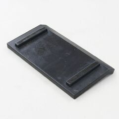 中古 樹脂製 寿司下駄 刺身盛り台 黒渕朱 幅23×奥行12.5×高さ3cm 20台セット 寿司盛台 業務用 すしげた 札幌市 清田区 平岡の画像