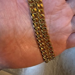 ゴールド　ネックレス　刻印　の画像