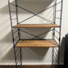 山善　キッチンラック5段の画像