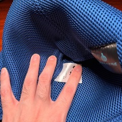 東京サウナラボ サウナハット ネイビー 表示ラベルにマジック記名ありの画像