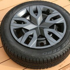 ④現行60系 プリウス 純正ホイール ピレリ スタッドレス ICE ZERO 195/60R 17 2023年製 4本セット ボルト20本の画像