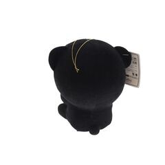 【タグ付き】ビックフェイスアニマル　スクラッチ アニマルシリーズ いぬ  ぬいぐるみ ブラック／ブラウンの画像