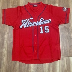 広島東洋カープ 黒田博樹 背番号15 ビジターユニフォーム（Mサイズ）美品の画像