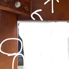 【格安/期間限定！】木製ダイニングテーブルの画像