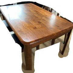 【格安/期間限定！】木製ダイニングテーブルの画像