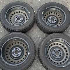 ブリザックVRXスタッドレスタイヤ&ホイール&HONDAホイールカバーセットの画像