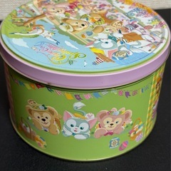 ディズニー　缶　ダッフィー　ジェラトーニの画像