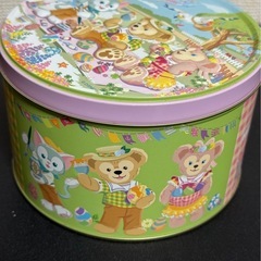 ディズニー　缶　ダッフィー　ジェラトーニの画像