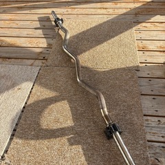 トレーニング　バーベルシャフト　Wバー　バーベル　アームカール　筋トレ　の画像