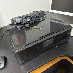 机、椅子、モニター、ぷりんたー、プリンターの画像