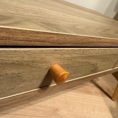 美品☆　ニトリ 引出し付きローテーブルの画像