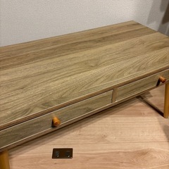 美品☆　ニトリ 引出し付きローテーブルの画像