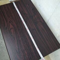 ニトリ　折りたたみテーブル　ブラウンの画像