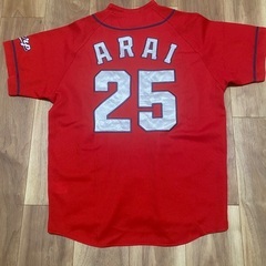 広島東洋カープ 新井貴浩 背番号25 ビジターユニフォーム（Mサイズ）美品の画像