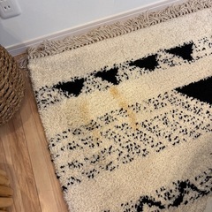 受付一旦終了(無料)ベニワレン柄 ラグ200×250cmの画像