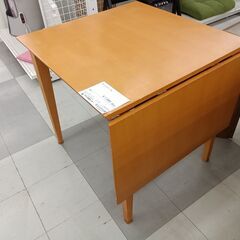★リユースのサカイ千葉中央店★  ダイニングテーブル  H74×D75×W75-120 クリーニング済み TC5201の画像