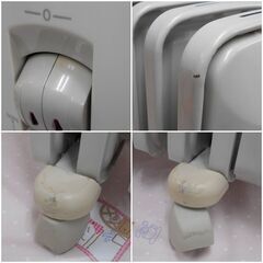 ♪Delonghi/デロンギ オイルヒーター RADIA 8枚フィン 24時間タイマー R730812EF幌♪の画像