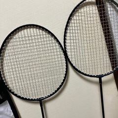 バドミントン ラケット&シャトル&網 セットの画像