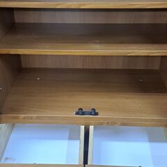 【リサイクルショップどりーむ天保山店】No.4810　食器棚　写真参照🎵　セパレートタイプ　おすすめ商品です(≧▽≦)の画像