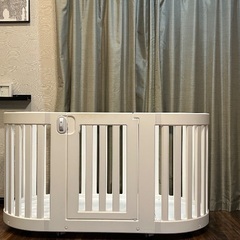 犬のゲージ　可動式　かわいいです！美品の画像