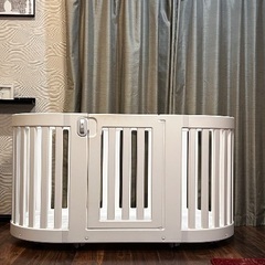 犬のゲージ　可動式　かわいいです！美品の画像