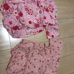 追加　女の子　ロンパース　50-60size 5枚　冬物　まとめ売りの画像