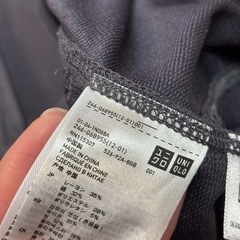 ユニクロ　レディース　半袖　パーカー　Lの画像