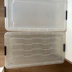 (11/4 取引中)キャスター付き収納ケース2つセット の画像