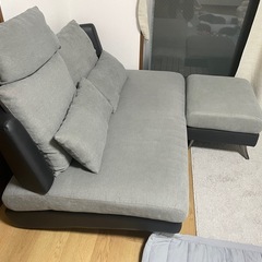 ニトリ ポーション2 ソファ + ヘッドレスト + スツール セット 🛋✨
の画像